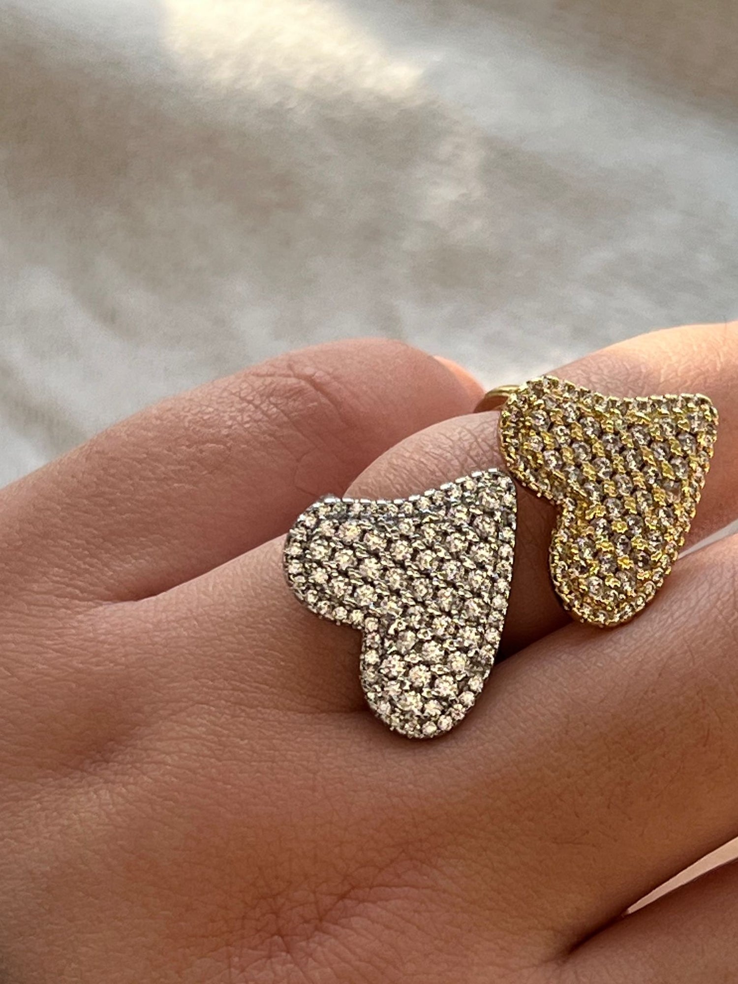 ANELLO CUORE DIAMANTE
